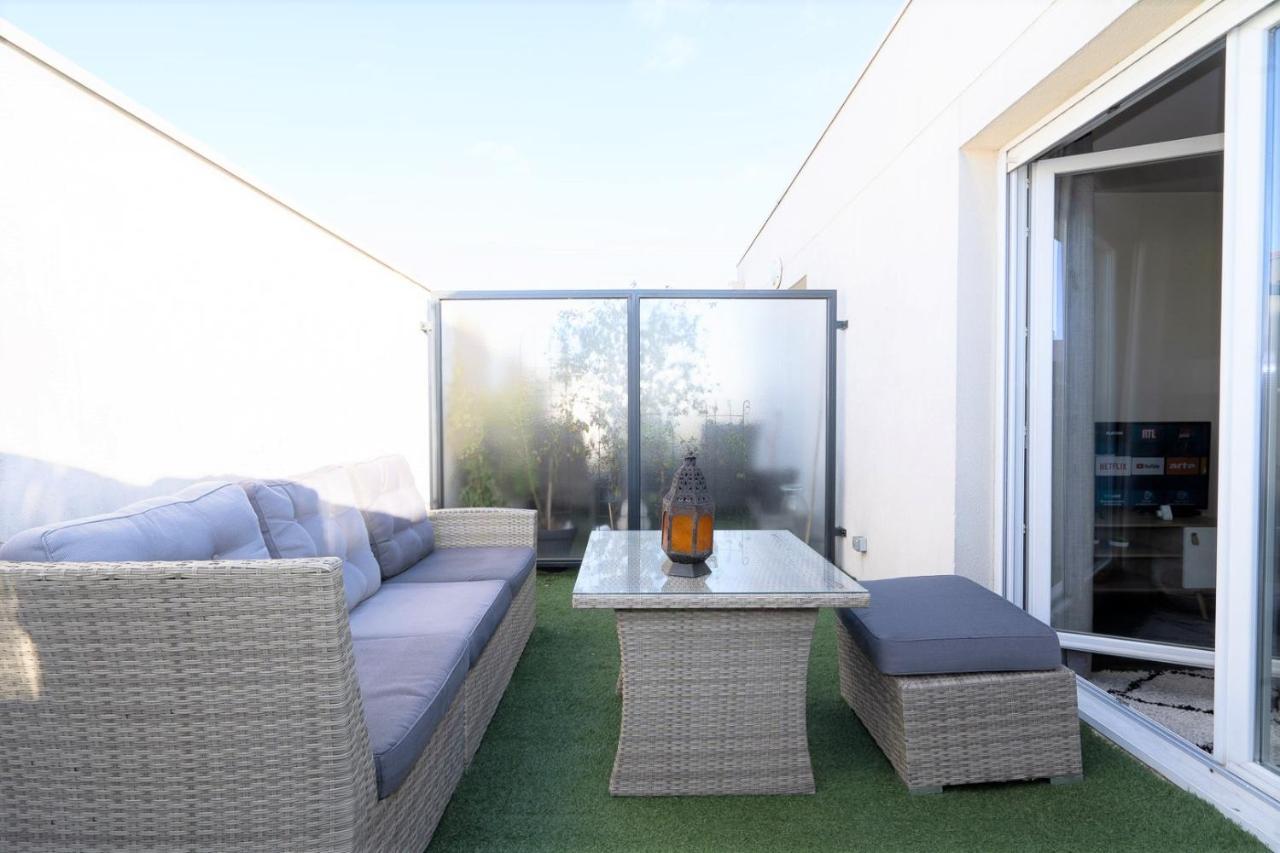 T3-Rare-2 Chambres-Parking Gratuit-2 Terrasses-Netflix-Proche Paris-La Defense Argenteuil Exterior foto
